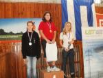 Tereza Zelinková na stupních vítězů po triumfu v Lounech
