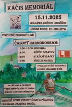 Káčin memoriál - plakát